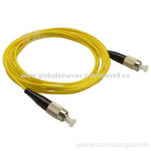 FC/PC Type Fiber-optic Patch Cord, OEM and ODM Orders Welcomed